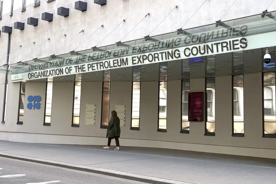 Vista de la sede de la Organización de Países Exportadores de Petroleo (OPEP), en Viena