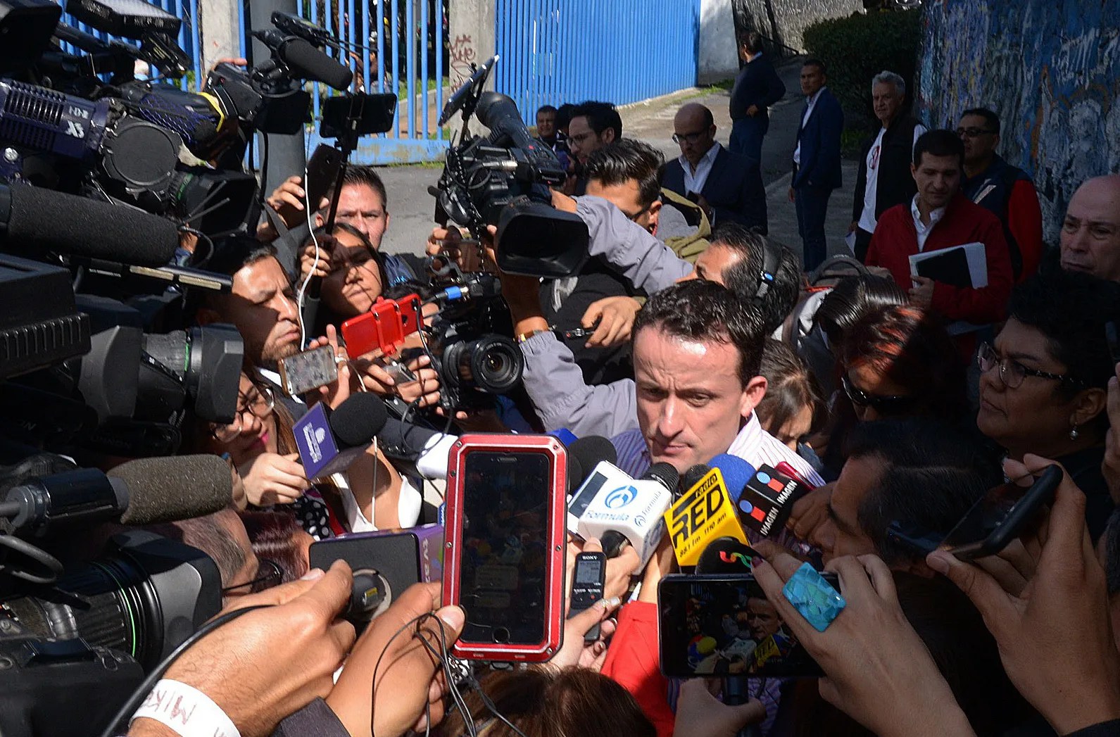 Imagen de archivo del presidente de la Federación Mexicana de Fútbol (FMF), Mikel Arriola Peñalosa. EFE/Alex Cruz