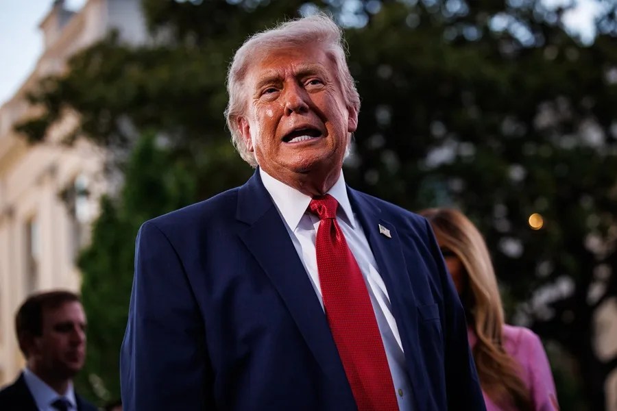 El presidente de EE.UU., Donald Trump, en una fotografía del 19 de mayo de 2026. EFE/ Samuel Corum