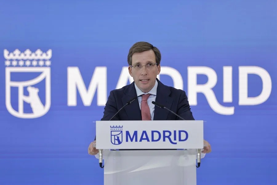 El alcalde de Madrid, José Luis Martínez-Almeida,