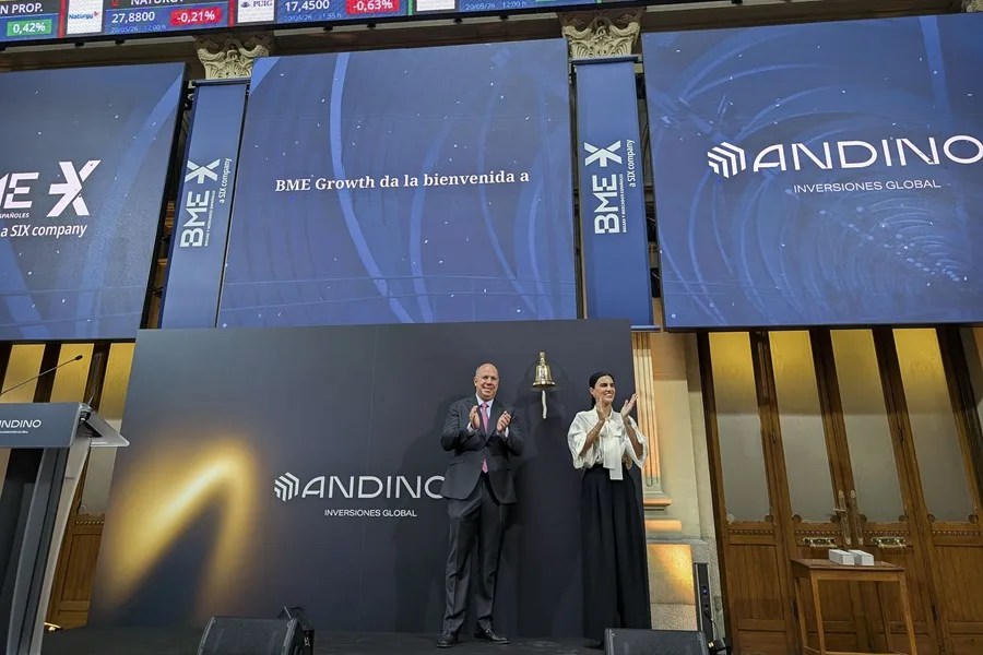 ANDINO DEBUTA BOLSA
