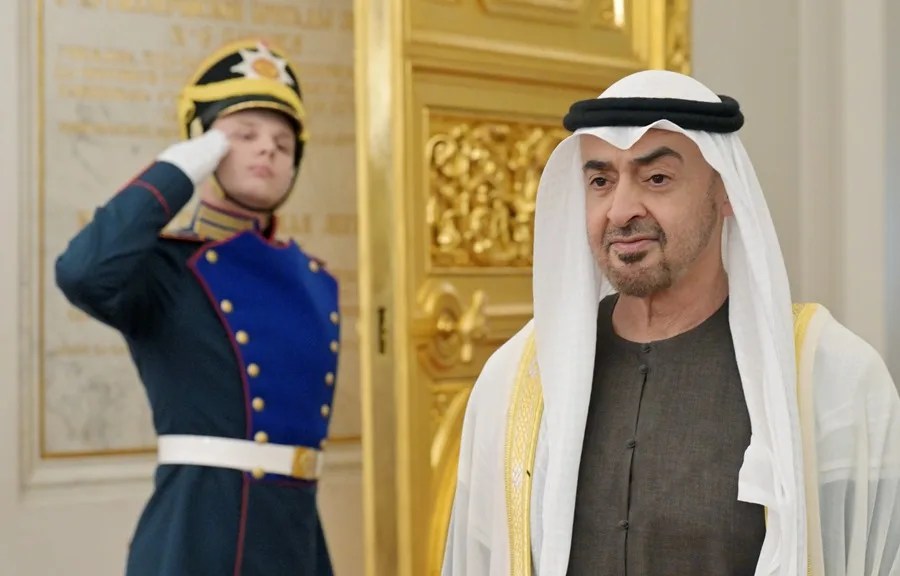 El presidente de los Emiratos Árabes Unidos, el jeque Mohamed bin Zayed Al Nahyan