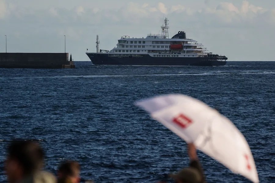 El crucero MV Hondius.