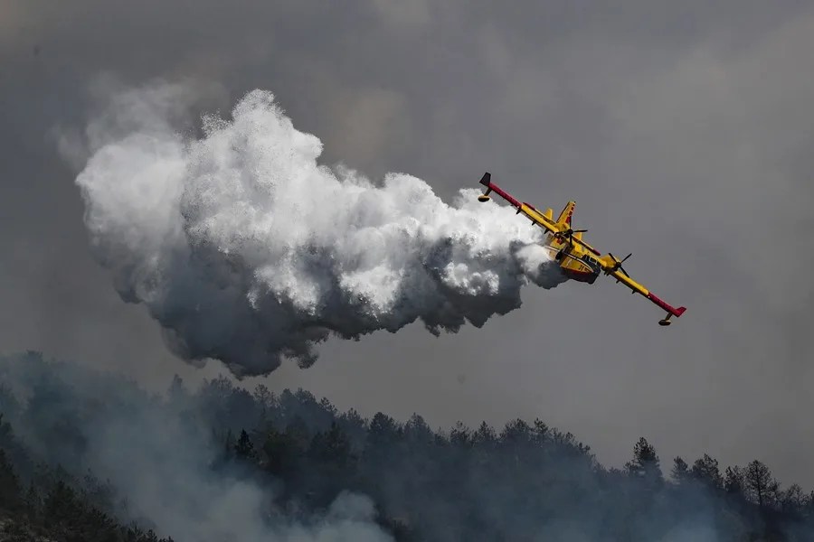 Imagen de archivo de un incendio en Italia.