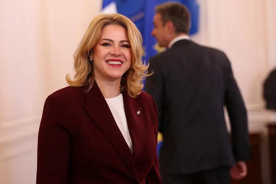 La primera ministra letona, Evika Silina