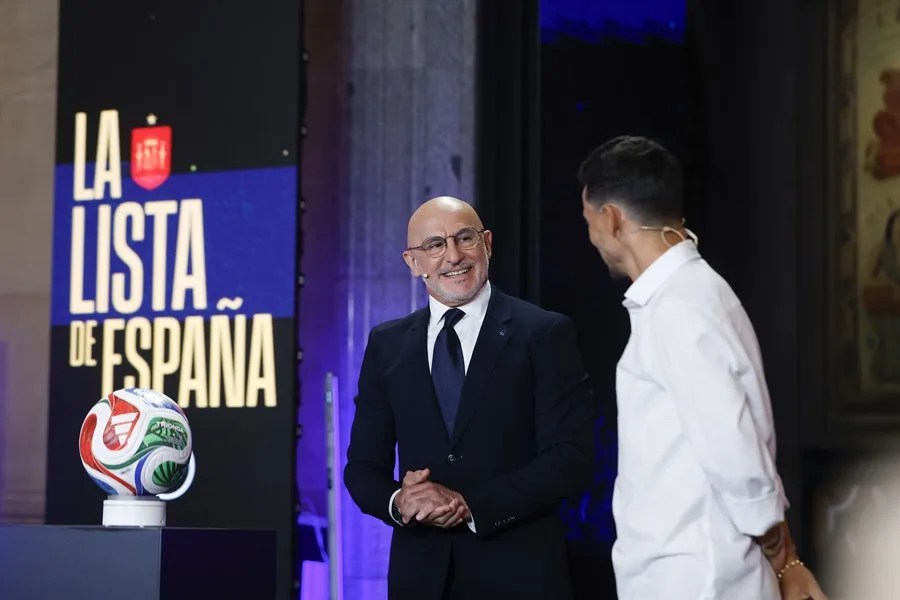 El seleccionador español, Luis de la Fuente, da la lista de convocados para el Mundial de 2026