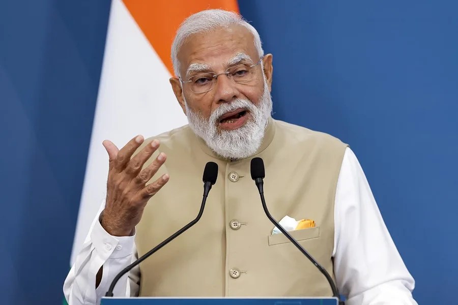 El primer ministro indio Narendra Modi