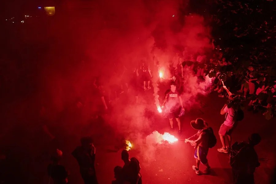 víctimas festejos PSG
