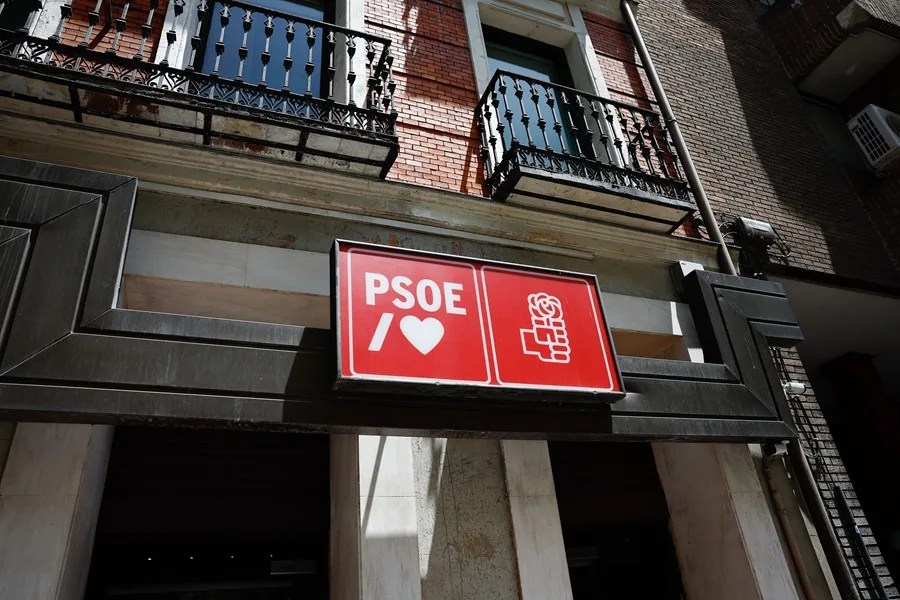 Imagen de archivo de la sede del PSOE, en la calle Ferraz.