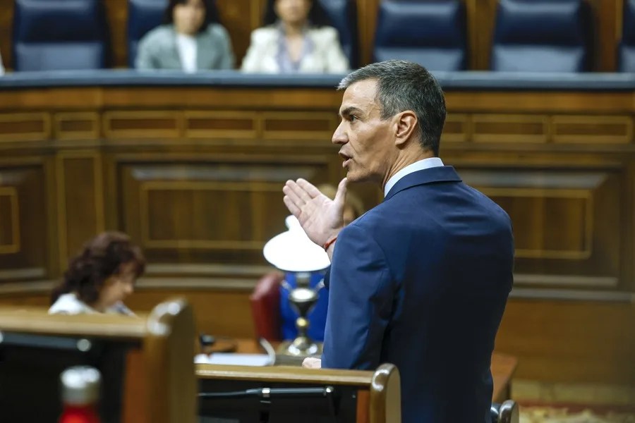 El presidente del Gobierno, Pedro Sánchez