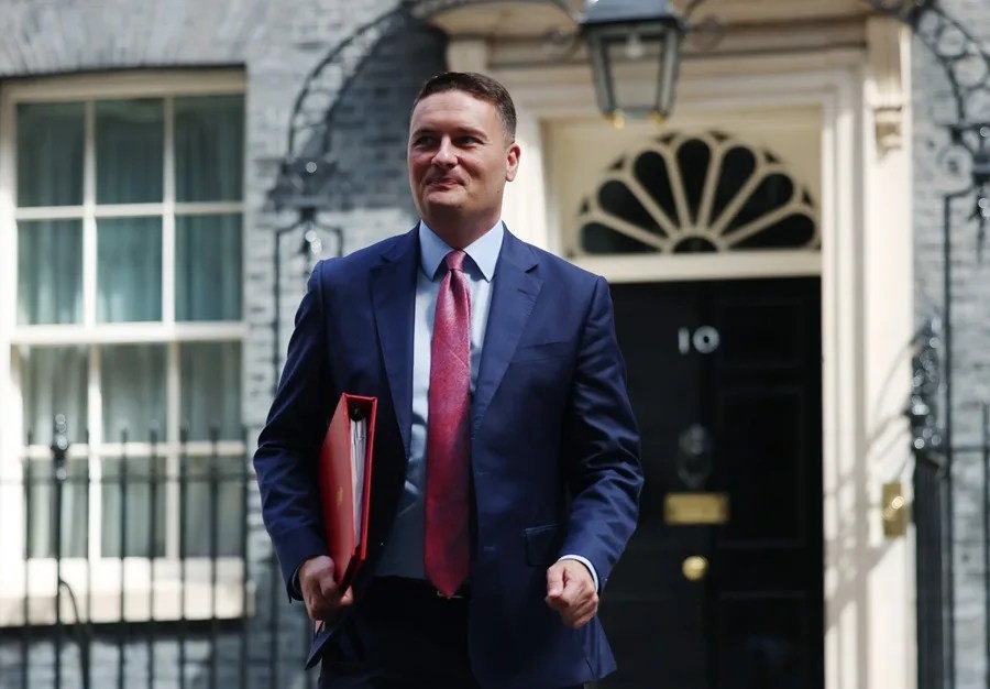 El ministro británico de Sanidad, Wes Streeting