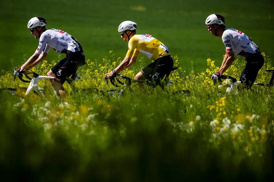 Una etapa del Tour de Francia.