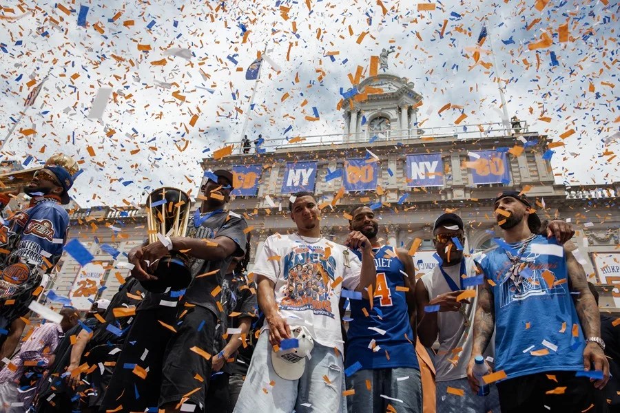 Mamdani en la celebración de los Knicks: "Cuando nos dicen que algo es imposible, ganamos"