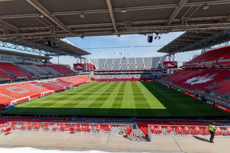 El Toronto Stadium está listo para celebrar el primer partido de un Mundial en Canadá