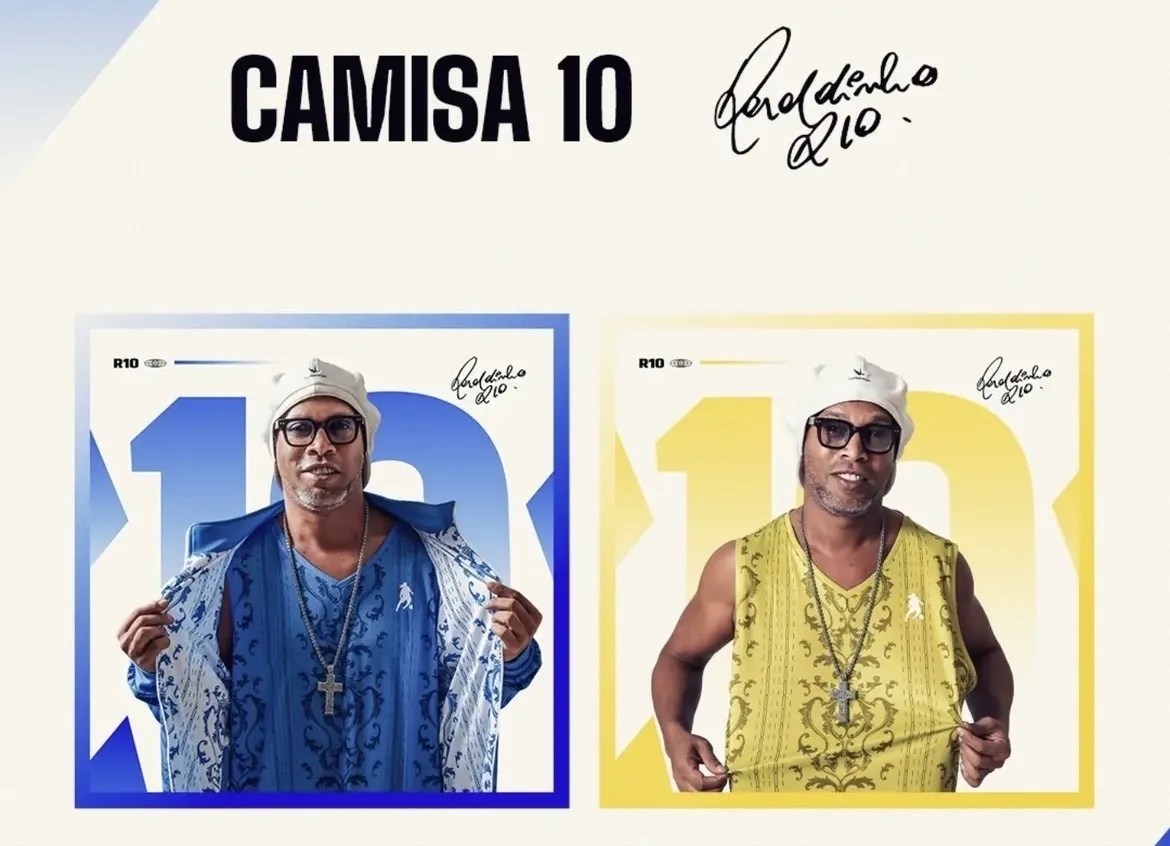 Ronaldinho lanza su primer disco llamado 'Camisa 10', con Pitbull, Sean Paul y Juan Magán