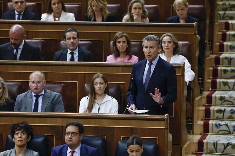 El líder del Partido Popular, Alberto Núñez-Feijóo