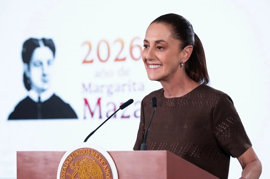 Sheinbaum dice que no caerá en la "represión" de las protestas de maestros a días del Mundial