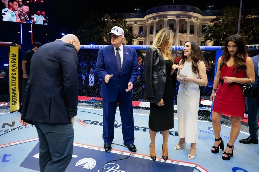 "Michelle Obama es un hombre", entre lo insólito de la fiesta de Trump en la Casa Blanca