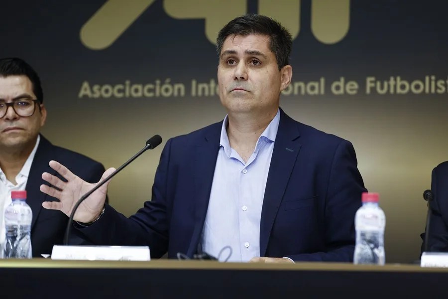 David Aganzo, presidente de la Asociación de Futbolistas Españoles (AFE)