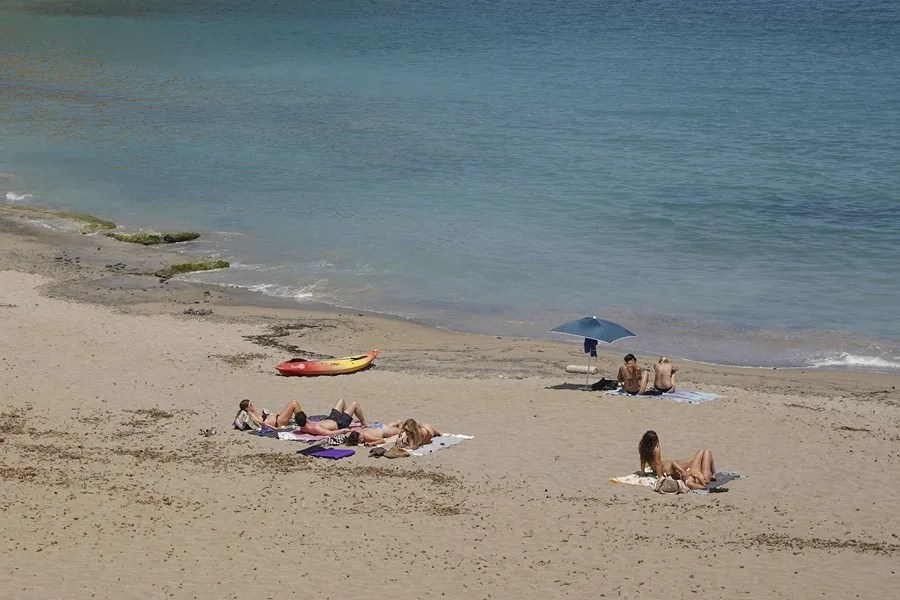 Vista de la playa del municipio menorquín de Maó