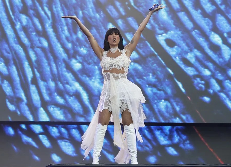 La cantante Aitana.