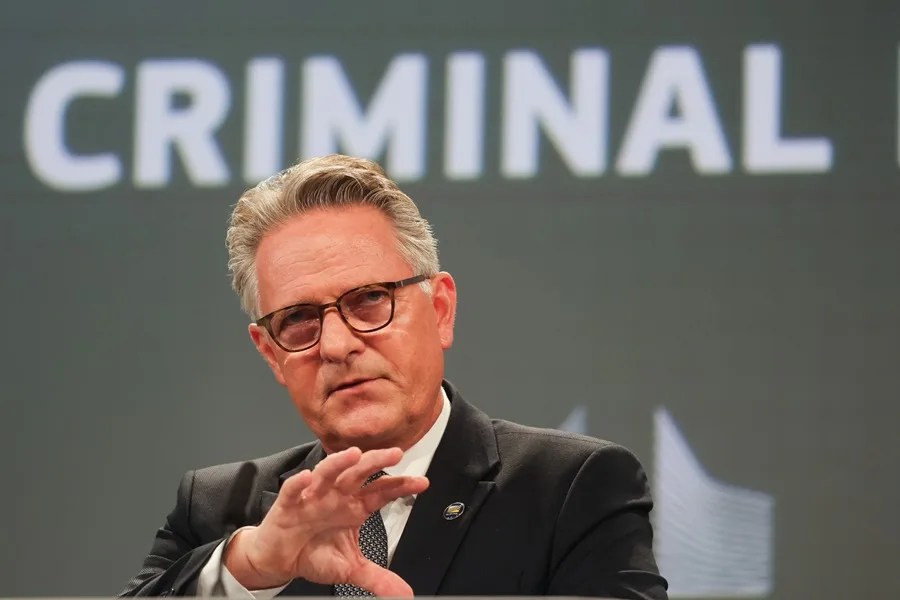 El director ejecutivo en funciones de Europol, Jurgen Ebner