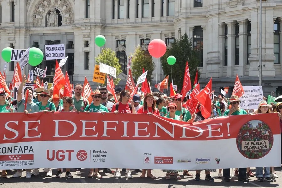 PROTESTA EDUCACION MADRID