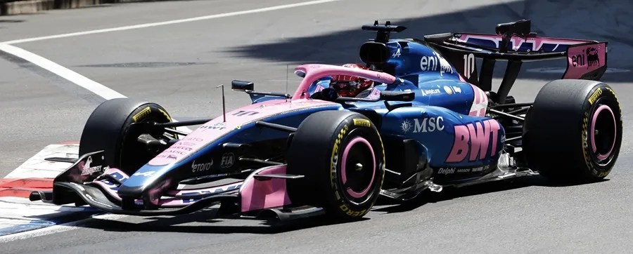 Pierre Gasly, en Mónaco.