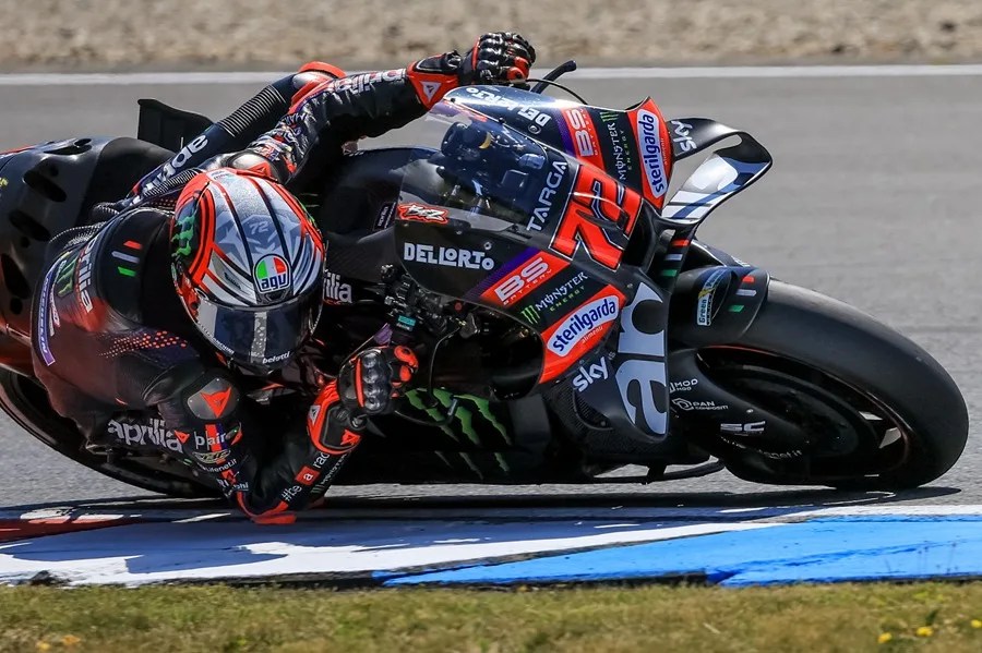 El piloto italiano de MotoGP Marco Bezzecchi.