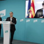 El secretario general de Junts, Jordi Turull, y la portavoz en el Congreso, Miriam Nogueras