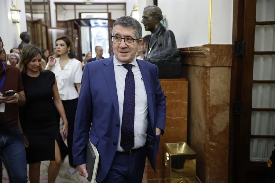 El portavoz del PSOE en el Congreso, Patxi López