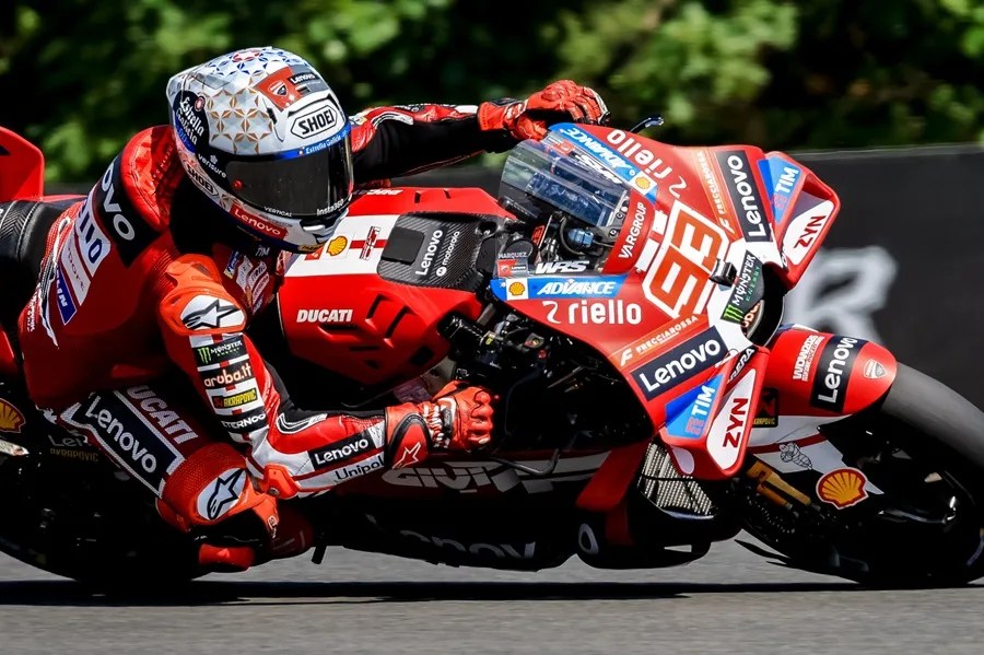 Marc Márquez, en Brno.