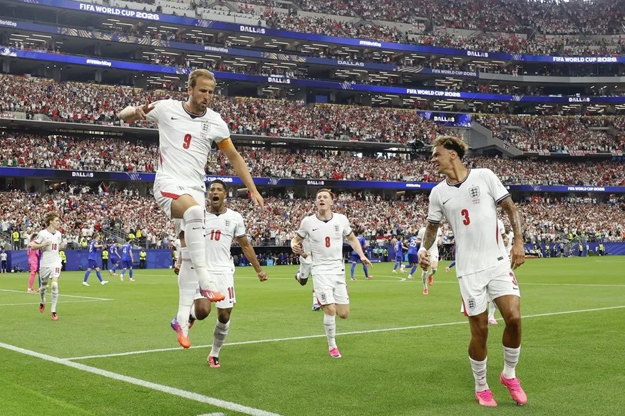 Inglaterra se impone a Croacia con el sello de Kane, Bellingham y Rashford