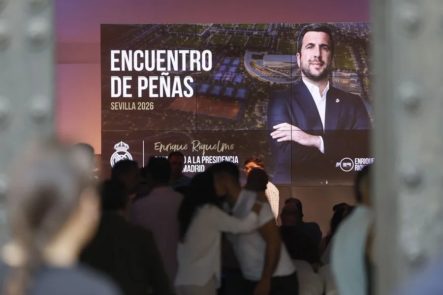 El candidato a la presidencia del Real Madrid, Enrique Riquelme