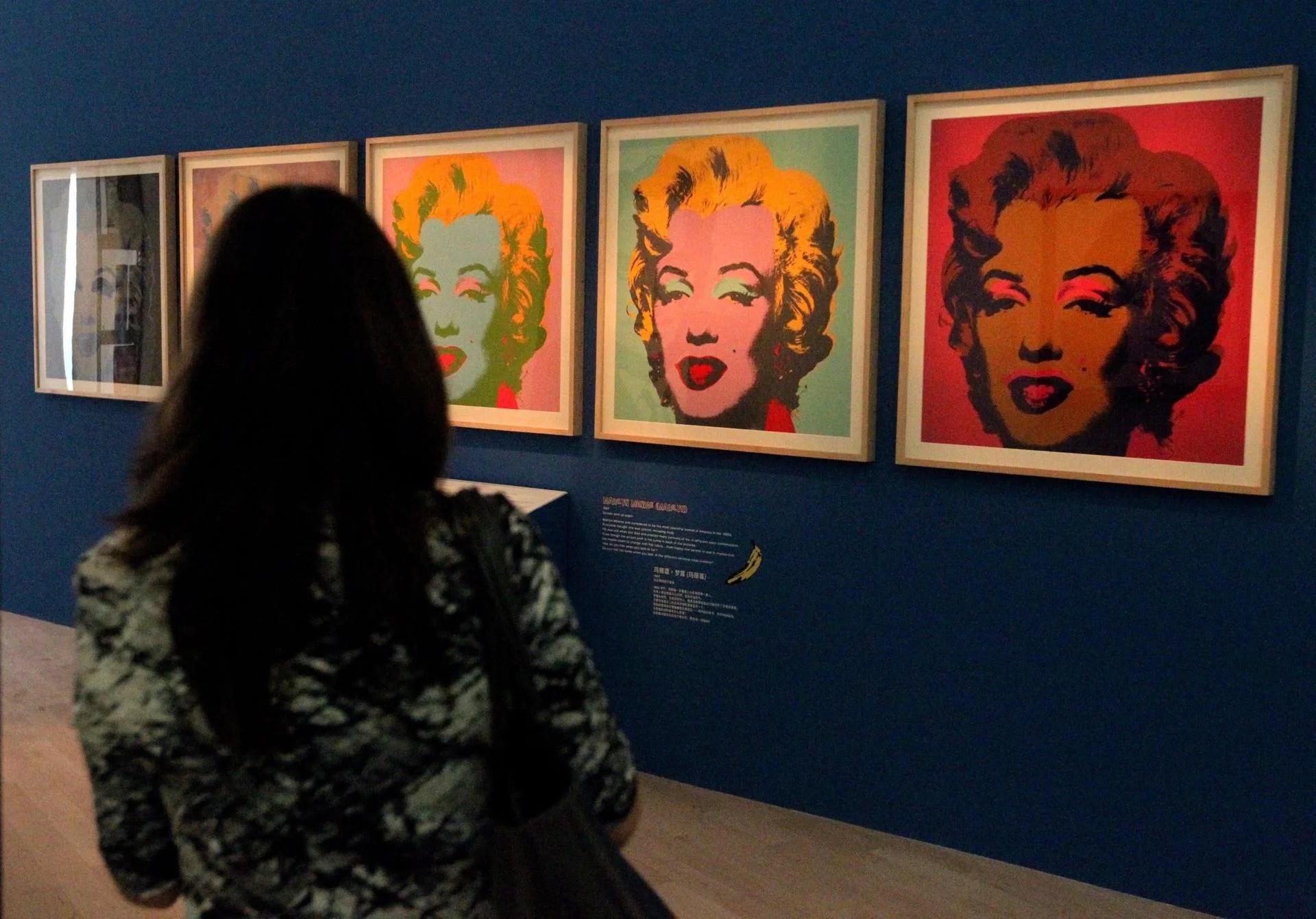 Marilyn Monroe seen by Andy Warhol. EPA/STEPHEN MORRISON