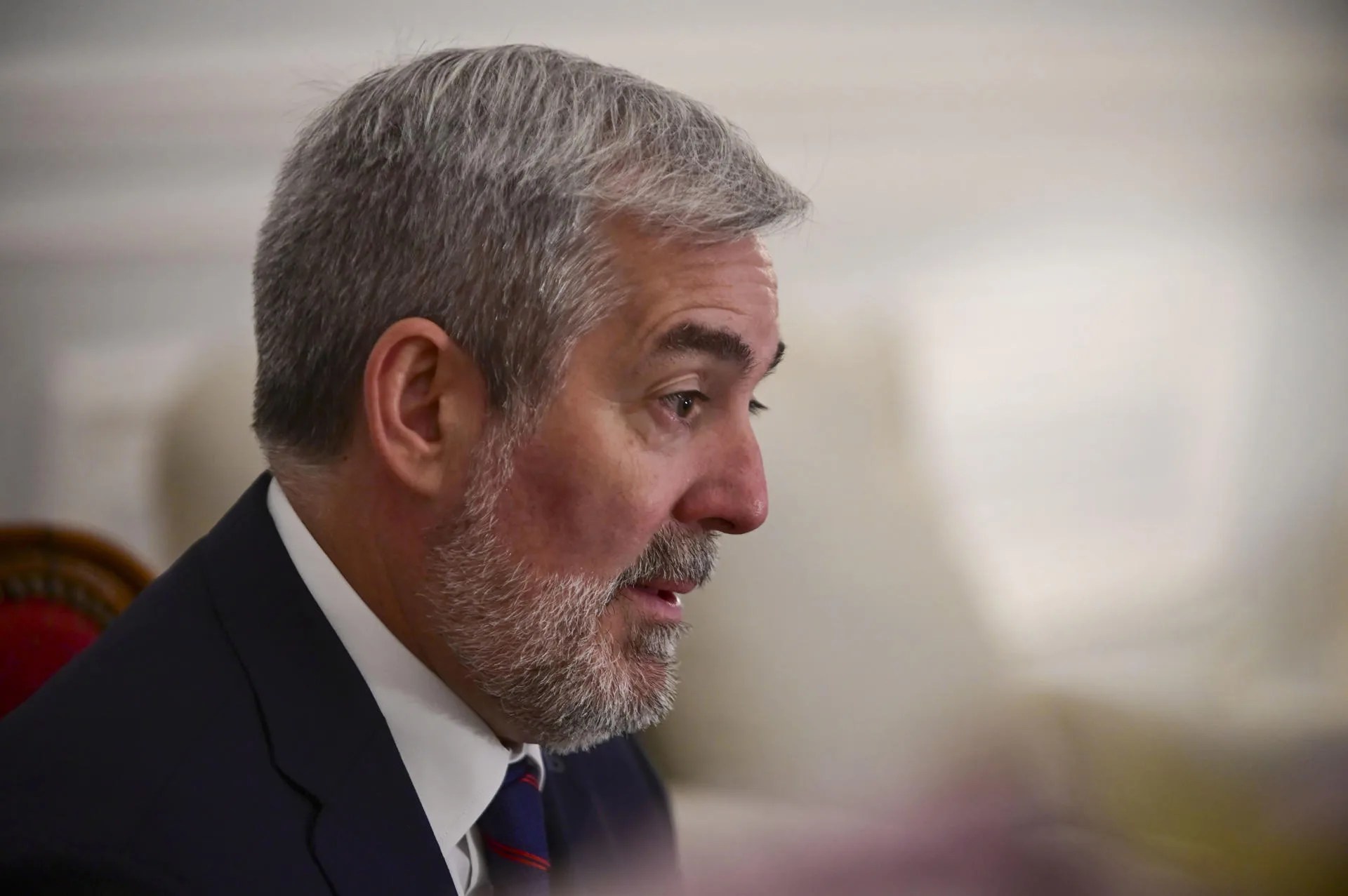 El presidente del Gobierno de Canarias, Fernando Clavijo, durante su entrevista con EFE en Buenos Aiers. EFE/Matías Campaya