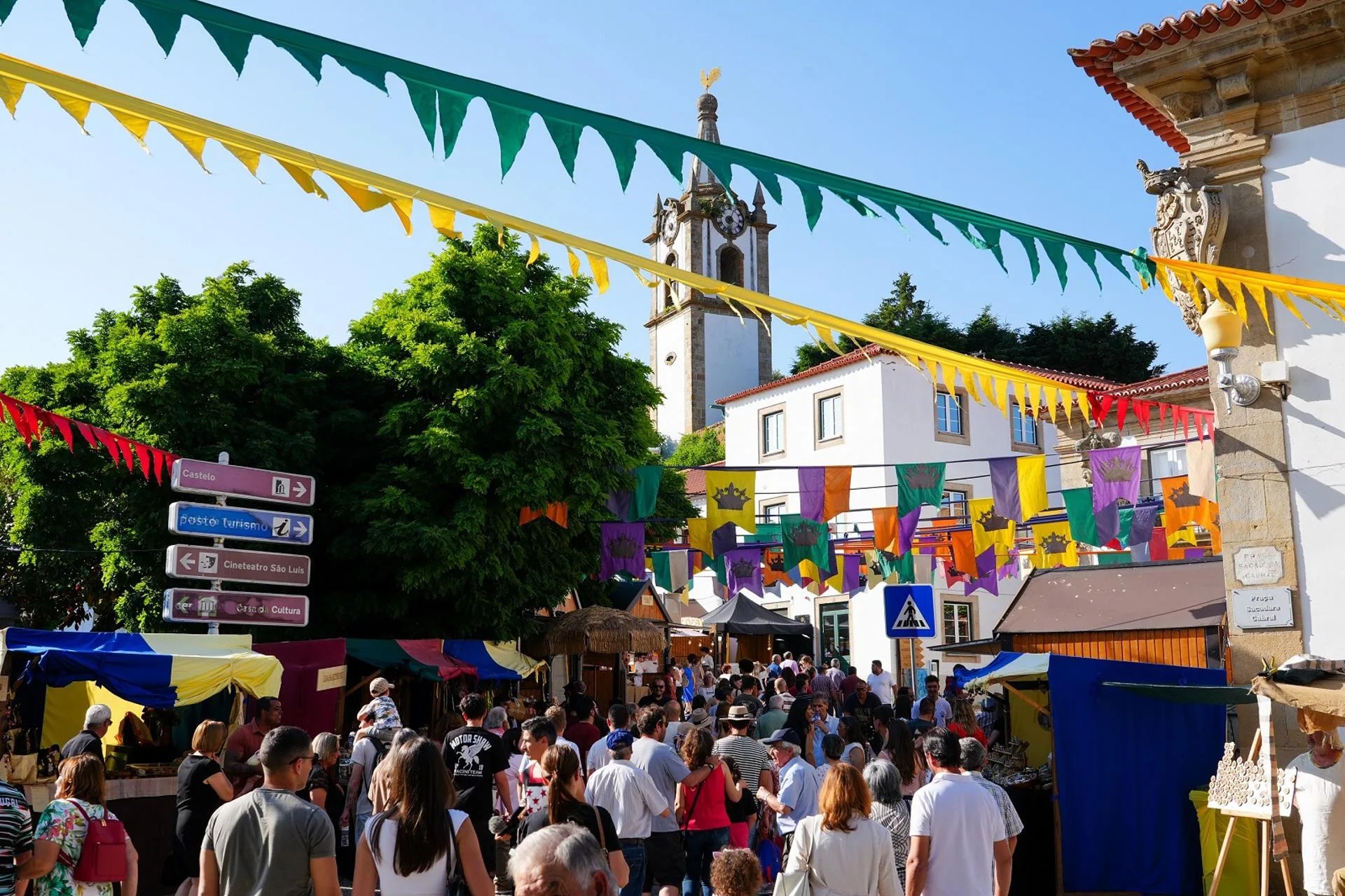 Imagen de archivo de la feria medieval de Pinhel, que se celebra cada primer fin de semana de junio y es una de las ferias medievales con más arraigo y tradición de la frontera hispanolusa. EFE/CÁMARA MUNICIPAL DE PINHEL/CEDIDA/CRÉDITO OBLIGATORIO
