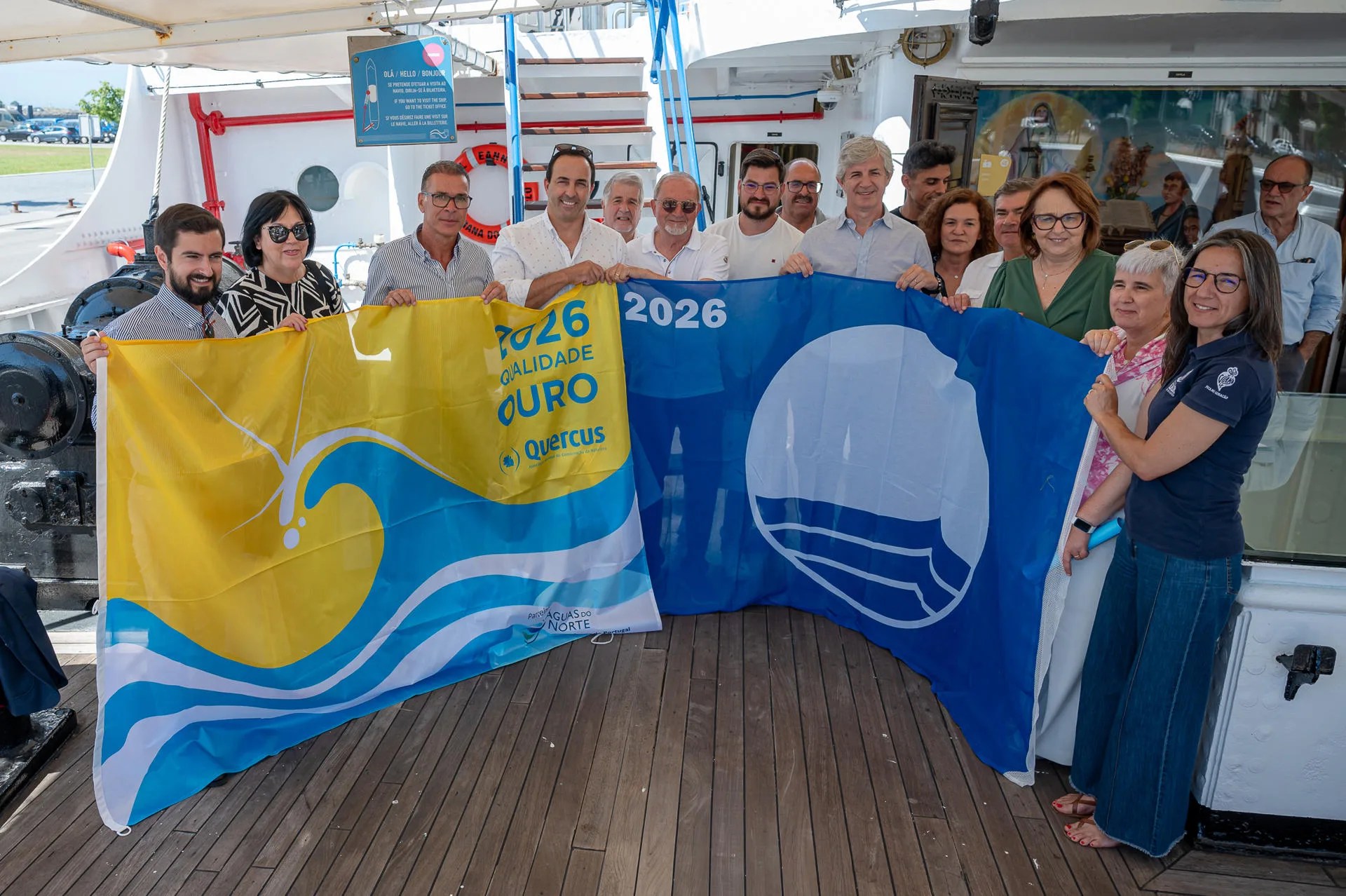 Viana do Castelo (Portugal) contará esta temporada de baño con trece playas distinguidas con Bandera Azul, dos más que el año pasado, después de que Foz do Lima y Rodanho se incorporaran por primera vez a la lista de este distintivo internacional. EFE/VIANA DO CASTELO/IMAGEN CEDIDA/CRÉDITO OBLIGATORIO
