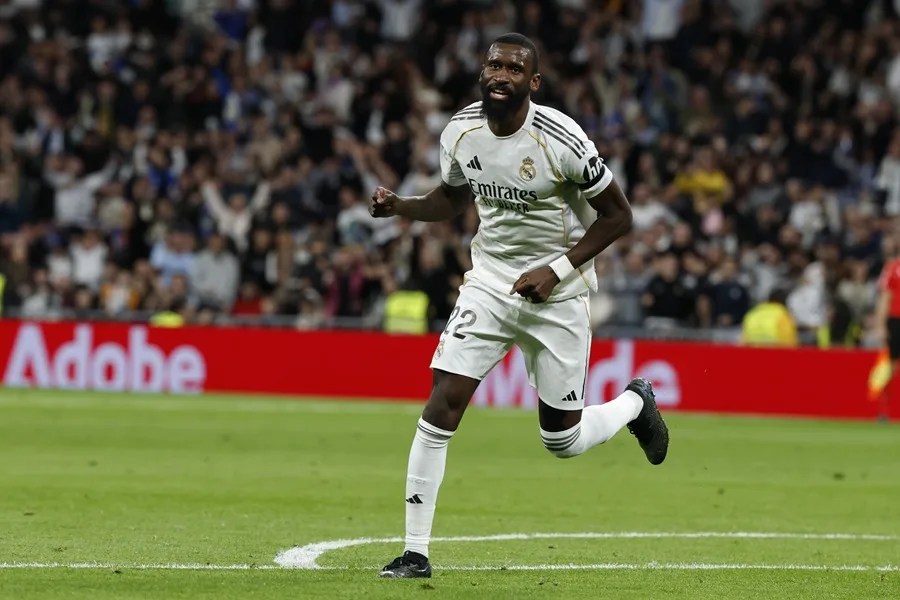 El defensa alemán del Real Madrid, Antonio Rudiger