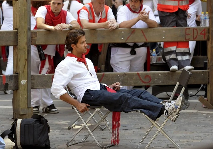 Uno de los actores principales de la película india "Zindagi Milegi Na Dobara" ("Sólo se vive una vez")