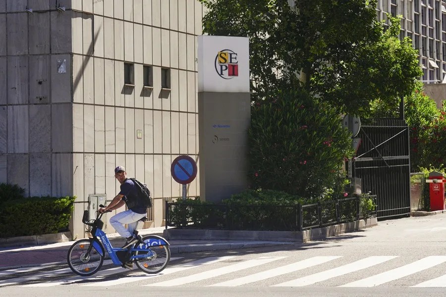 Vista de la sede de la Sociedad Estatal de Participaciones Industriales (SEPI), en la calle Velázquez 134 de Madrid este jueves