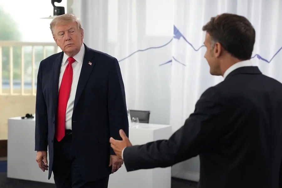 Trump Macron