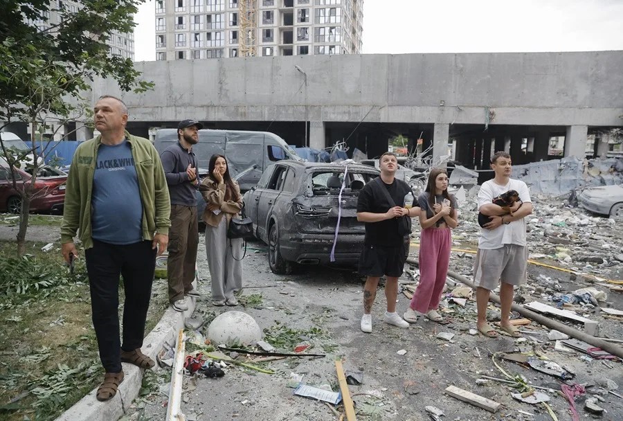 Nuevo gran ataque ruso a Kiev