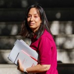 La directora de la Guardia Civil, Mercedes González Fernández, a su llegada para declarar ante el juez de la Audiencia Nacional Santiago Pedraz