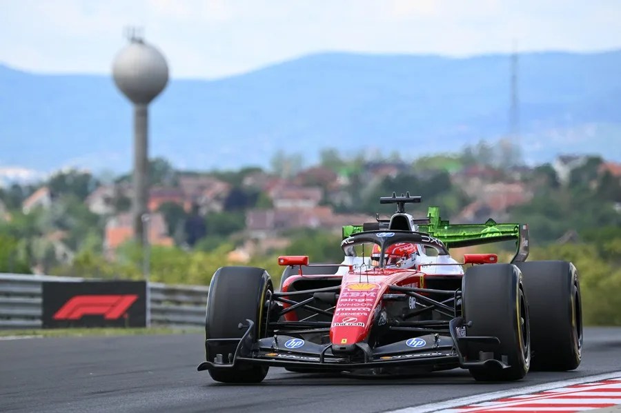 El piloto de Ferrari, el monegasco Charles Leclerc