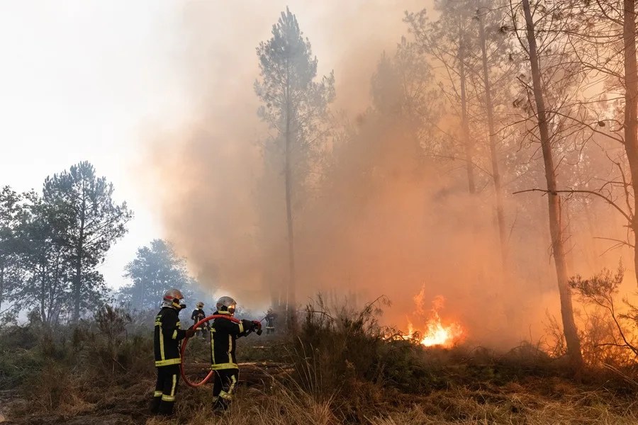 Megaincendio en Francia