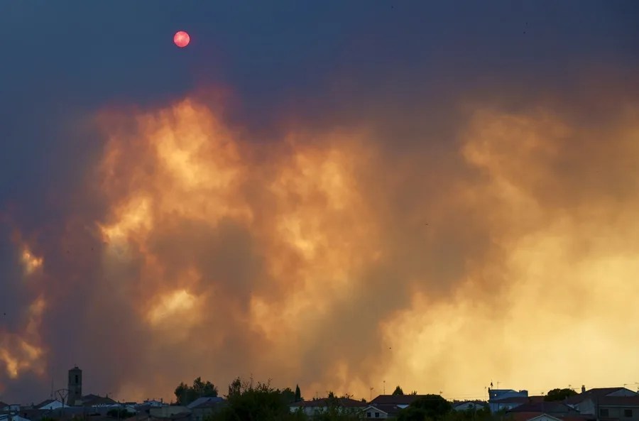 Evolución de los incendios en España