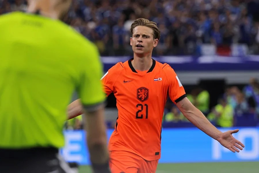 Frenkie de Jong de Países Bajos