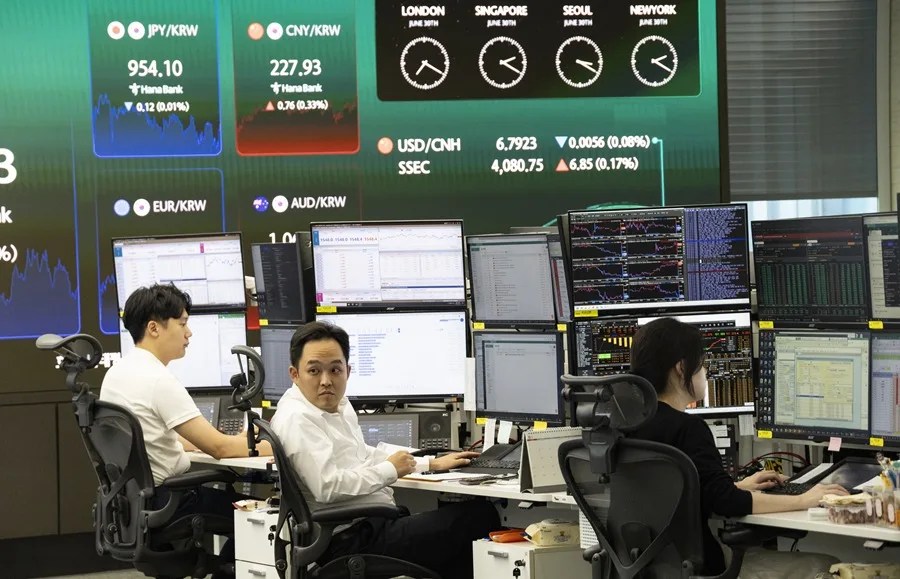 El Kospi surcoreano se desploma casi un 6 % en la apertura tras las caídas en Wall Street