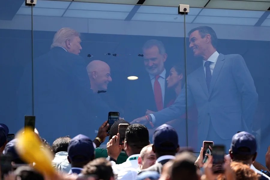 Trump asiste a la final del Mundial entre España y Argentina